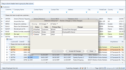 intersoft,WebCombo,WebGrid Enterprise,HTML5,WebUI Studio